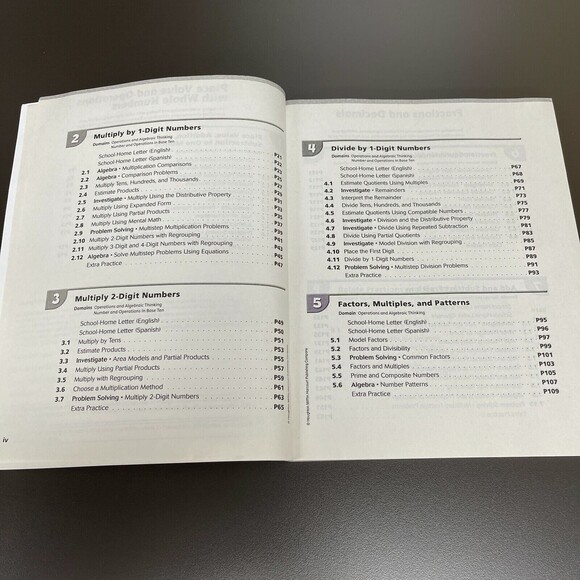 Go Math! Mafs Beginner Standards Practice Book Grade 4 Home Schooling Book - Picture 6 of 11